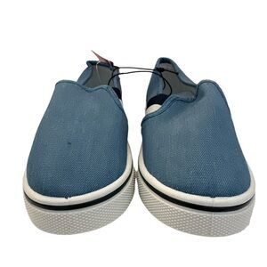Kids Size 12 Blue Denim Slip On Shoes BNWT